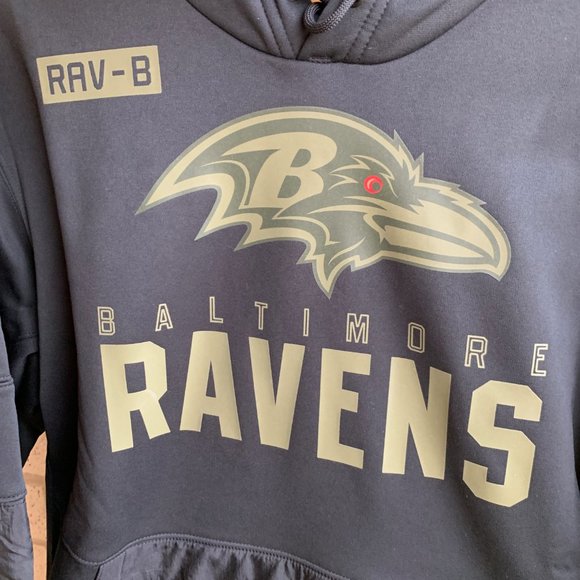 Nike NFL Baltimore Ravens Salute to Service Hoodie - Picture 3 of 11